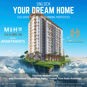 Apartments On Easy Installments In Gulistan-e-Johar, Karachi