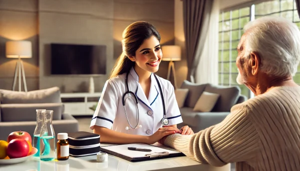 Female Nurse for Home Care Services in Karachi