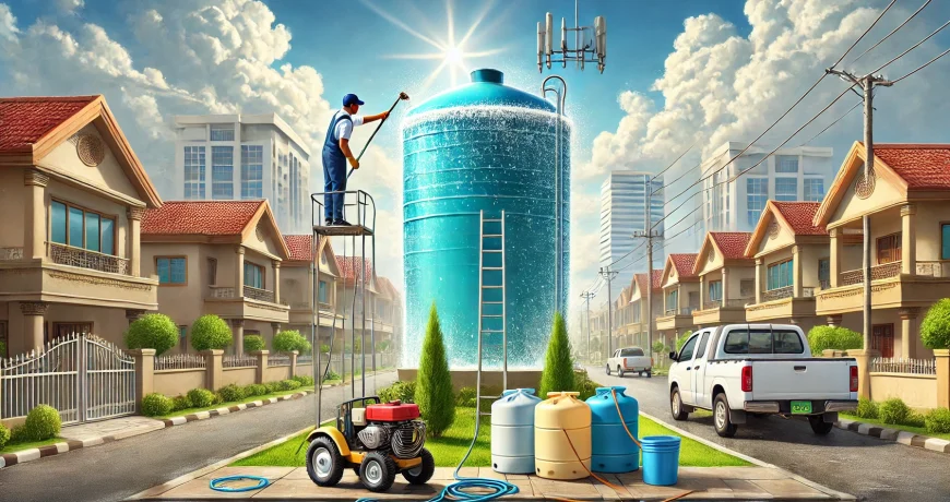 Professional Water Tank Cleaning in PECHS Karachi